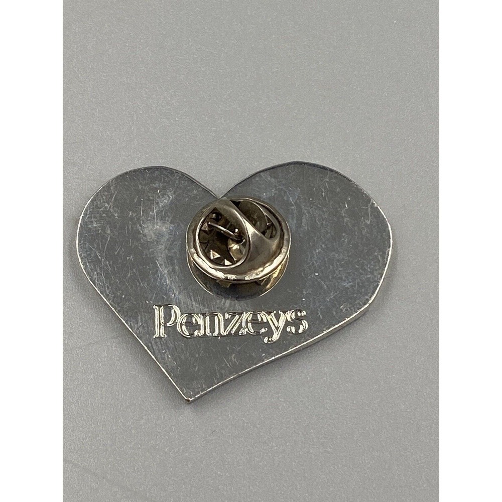 Penzeys Kind Heart Lapel Hat Pin Brooch - Picture 3 of 4